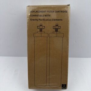 Water Filters Replacement Purification Elements For Black Berkey BB9-2 (2 PACK)